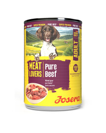 JOSERA Meat Lovers Pure Adult Beef 400 g hovězí, krmivo pro psy