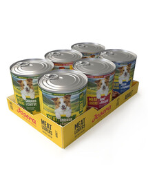 JOSERA Meat Lovers Menu Multipack 6x800 g hovězí, kuřecí a kachní krmivo pro psy