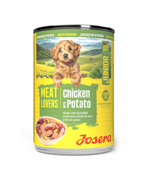 JOSERA Meat Lovers Junior Chicken and Potato 400 g kuřecí s bramborami, krmivo pro štěňata