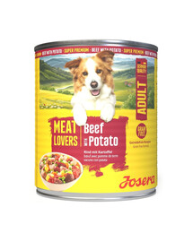 JOSERA Meat Lovers Menu Beef with Potato 800 g hovězí maso s bramborami, krmivo pro psy