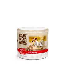 RAW PALEO Olympic Beef Mini 90g hovězí, hypoalergenní monoproteinová tréninková pochoutka pro psy