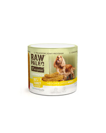 RAW PALEO Cabanossi Turkey Medium Large 100g krůtí, polomokré kompletní krmivo ve formě klobás pro psy