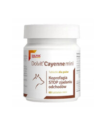 DOLFOS Dolvit Cayenne mini 60 tablet zabraňuje polknutí výkalů