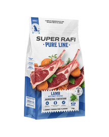 SUPER RAFI Pure Line Jehněčí s bataty 9 kg krmivo pro psy