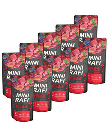 RAFI Mini s hovězím masem 10x150 g krmivo pro psy malých plemen