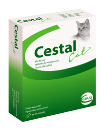 Cat Tabletki do rozgryzania i żucia na odrobaczanie dla kotów 2 tab.