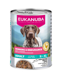EUKANUBA Special Care Adult Working and Endurance 400g kuřecí konzerva s lososem pro psy