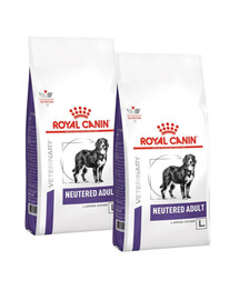 ROYAL CANIN Vcn Neutered Adult Large Dog suché krmivo 2x12 kg pro dospělé psy velkých plemen, sterilizované, se sklonem k nadváze a/nebo s problémy s klouby