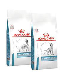 ROYAL CANIN Sensitivity Control 2x7 kg dietní krmivo pro psy, které snižuje riziko vzniku nežádoucích reakcí na krmivo