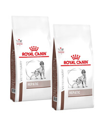 ROYAL CANIN VHN Dog Hepatic 2x7 kg suché krmivo pro dospělé psy s onemocněním jater