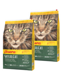 JOSERA Nature Cat karma bezzbożowa dla kota 20 kg (2 x 10 kg)