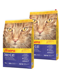 JOSERA Daily Cat 20 kg (2 x 10 kg) bezzbożowa karma dla dorosłych kotów