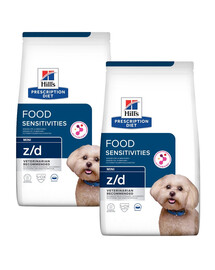 HILL'S Prescription Diet Canine z/d Mini Food Sensitivities 2x6 kg pro psy malých plemen s citlivým zažívacím traktem