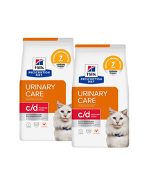 HILL'S Prescription Diet Feline Urinary Care c/d Multicare Stress 2x8 kg pro kočky s onemocněním močových cest