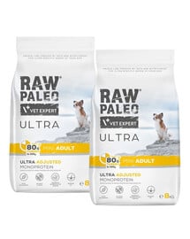 RAW PALEO Ultra Turkey Mini Adult 2x8kg pro dospělé psy malých plemen krůt