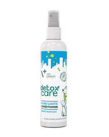 VET EXPER Detox Care Pure White Conditioner 150 ml odżywka bez spłukiwania dla psów i kotów o jasnej sierści