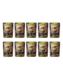 MAU Mus Divoké maso s bobulemi 10x85 g krmivo pro kastrované kočky