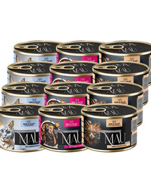 MAU Pate and Fillet Mix příchutí Kachna, husa a jelen 12x185 g mokré krmivo pro sterilizované kočky