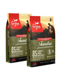 ORIJEN Tundra Dog 2x11.4 kg krmivo pro psy