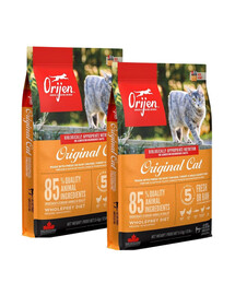 ORIJEN Original Cat 2x 5,4 kg  krmivo bez obilovin pro kočky a koťata