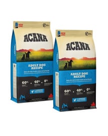 ACANA Heritage Adult Dog 2x17 kg  krmivo bez obilovin pro psy