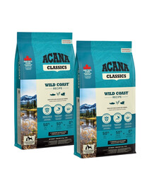 ACANA Classic Wild Coast 2x14,5 kg granule pro psy všech věkových kategorií a všech plemen