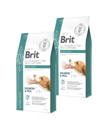BRIT Veterinary Care Dog Gluten Grain free Sterilised 2x12 kg