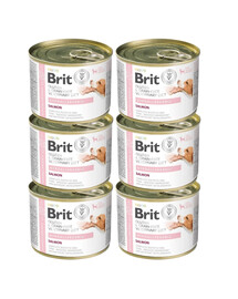 BRIT Veterinary Diet Grain Free Hypoallergenic 6x200g Losos s hráškem pro psy s potravinovou intolerancí