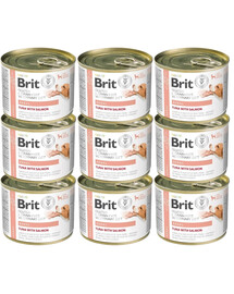BRIT Veterinary Diet Grain Free Renal 12x200g tuňák a losos pro psy se selháním ledvin