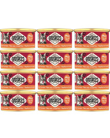 VOSKES Jelly Tuna with Shrimp 12x85 g100% tuňák s krevetou v želé, doplňkové krmivo pro kočky