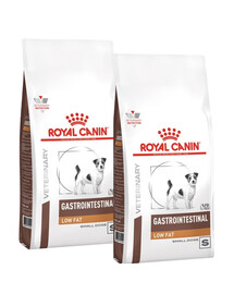 ROYAL CANIN Veterinary Gastrointestinal Low Fat Small Dog 2x8 kg nízkotučné krmivo pro malá plemena s hyperlipidemií