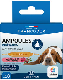 FRANCODEX Antistresové ampule 1ml pro psy a štěňata 18 ks