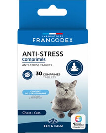 FRANCODEX Anti stress tablets 30 ks antistresových tablet pro kočky
