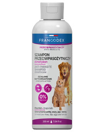 FRANCODEX Antiparazitní šampon s dimetikonem 200 ml pro psy a kočky