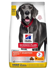 Science Plan Canine Adult Large Perfect Digestion Chicken and Brown Rice 14kg karma na zdrowe trawienie dla dużych psów