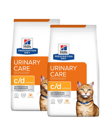 HILL'S Prescripition Diet Feline Urinary Care c/d Multicare 2x8 kg pro kočky s citlivým močovým systémem