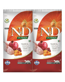 FARMINA N&D Pumpkin Cat quail & pomegranate 2x5 kg