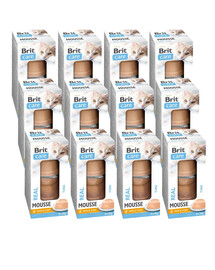 BRIT Care Cat Mousse Real Tuna 72x25 g mus z tuńczykiem dla kotów