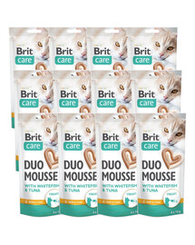 BRIT Care Cat Creamy Duo Mousse Whitefish and Tuna 48x14 g kremowy przysmak z białą rybą i tuńczykiem dla kotów