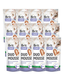 BRIT Care Cat Creamy Duo Mousse Chicken and Duck 48x14 g kremowy przysmak z kurczakiem i kaczką dla kotów