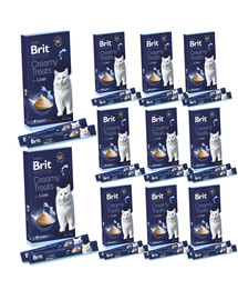 BRIT Premium by Nature Cat Creamy Treats with Liver 66x15 g kremowy przysmak z wątróbką dla kotów