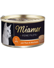 MIAMOR Feine Filets tuňák a křepelčí vejce 100g
