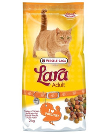 VERSELE-LAGA Lara Adult Turkey&chicken Krmivo pro kočky s krůtím a kuřecím masem 10 kg