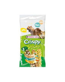 VERSELE-LAGA Crispy Sticks Omnivores Triple Variety Pack 165 g 3 Tyčinky pro křečeków, myši, Potkanów