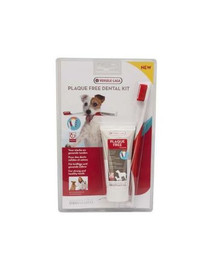 VERSELE-LAGA Plaque Free Dental Care Kit - Zubní pasta a kartáček