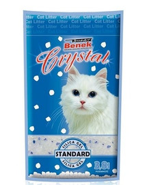 BENEK Super crystal silikonové stelivo pro kočky 3.8l
