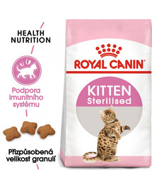 ROYAL CANIN Second Age Kitten Sterilised 2kg granule pro kastrovaná koťata