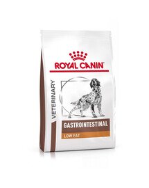 ROYAL CANIN Veterinary Diet Dog Gastrointestinal Low Fat 12 kg granule se sníženým obsahem tuku pro dospělé psy s onemocněním trávicího traktu