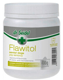 DERMAPHARM Flawitol Dla Seniorów z Glukozaminą i Chondroityną 400 g