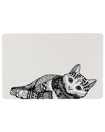 TRIXIE Podložka pod misky Zentangle 44 × 28 cm